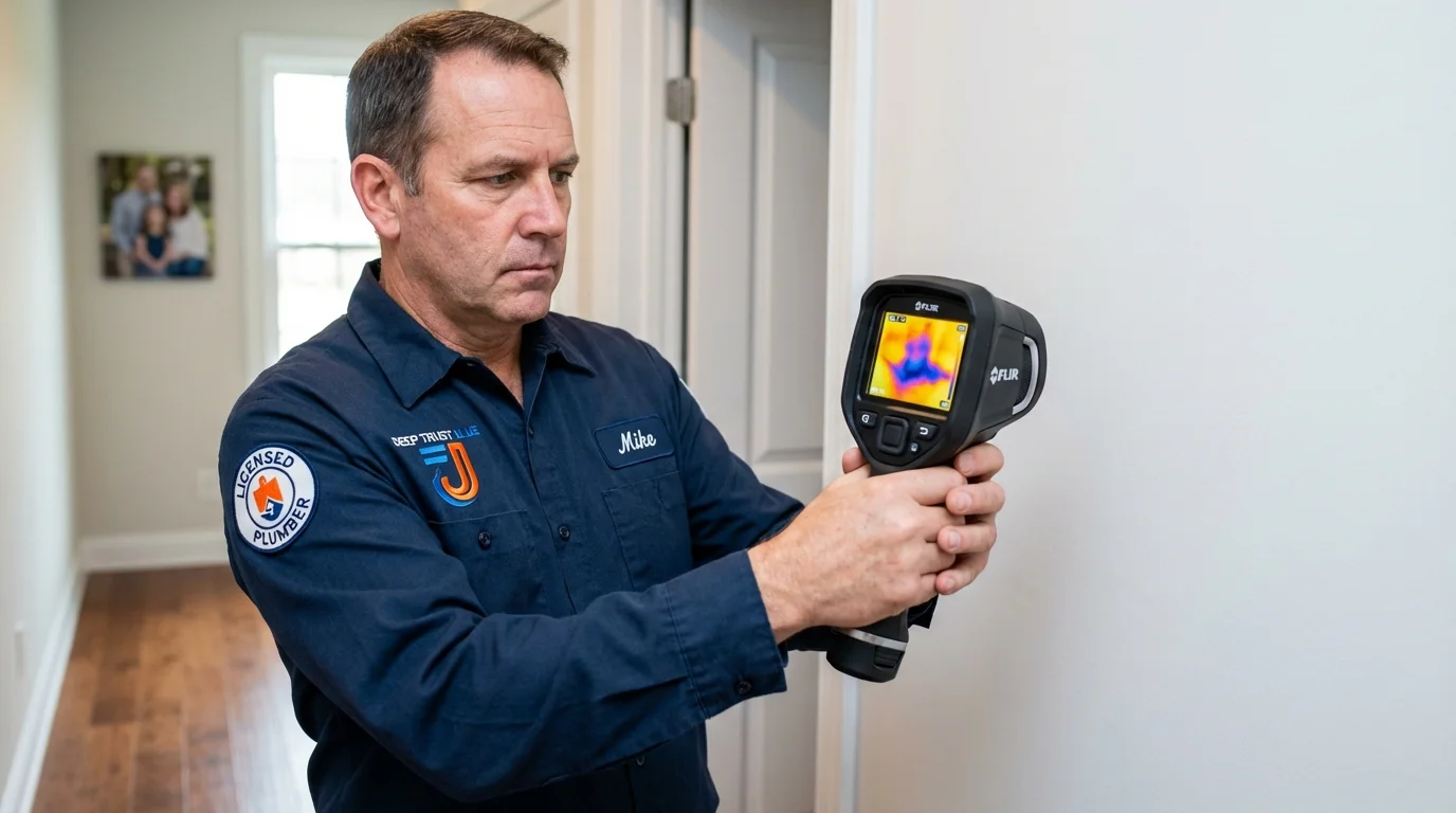 Thermal imaging leak detection by Johns Plumbing LLC in Manheim